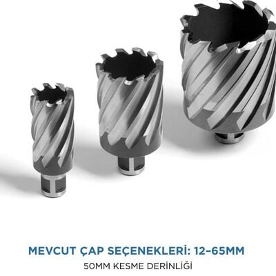 Evolution CC32ML Manyetik Matkap Uzun Kesici Uç, Ø22mm, 50mm