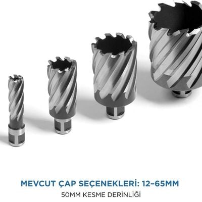 Evolution CC26ML Manyetik Matkap Uzun Kesici Uç, Ø26mm, 50mm