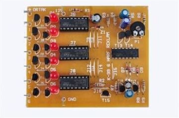 6 Harf Süren Reklam Devresi K-39 Hazır Kit