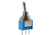 Toggle Switch İğne Ayak ON-OFF Ø6mm MTS-102-A2  3P  IC-139C