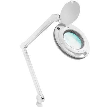 Loyka 6017 Ayarlanabilir Işık Seviyeli Masaüstü Büyüteç (5X)
