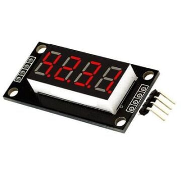 Digit Led Display Saat Modül TM1637 - Kırmızı