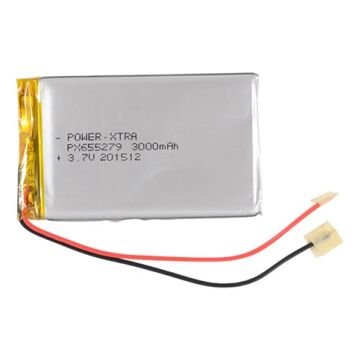 Power-Xtra PX655279 - 3.7V 3000 Mah Li-Polymer Pil - Devreli