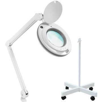 Loyka 6017 Ayarlanabilir Işık Seviyeli Ayaklı Büyüteç (5X)
