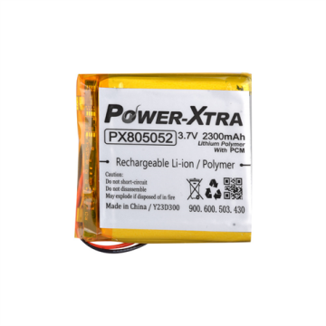 Power-Xtra PX805052 - 3.7V 2300 Mah Li-Polymer Pil - Devreli