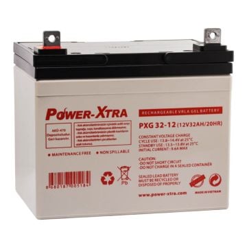 Power-Xtra 12V 32Ah Bakımsız Jel Akü