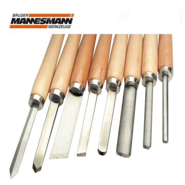Mannesmann 691-8 Ahşap Torna Bıçak Seti, 8 Parça