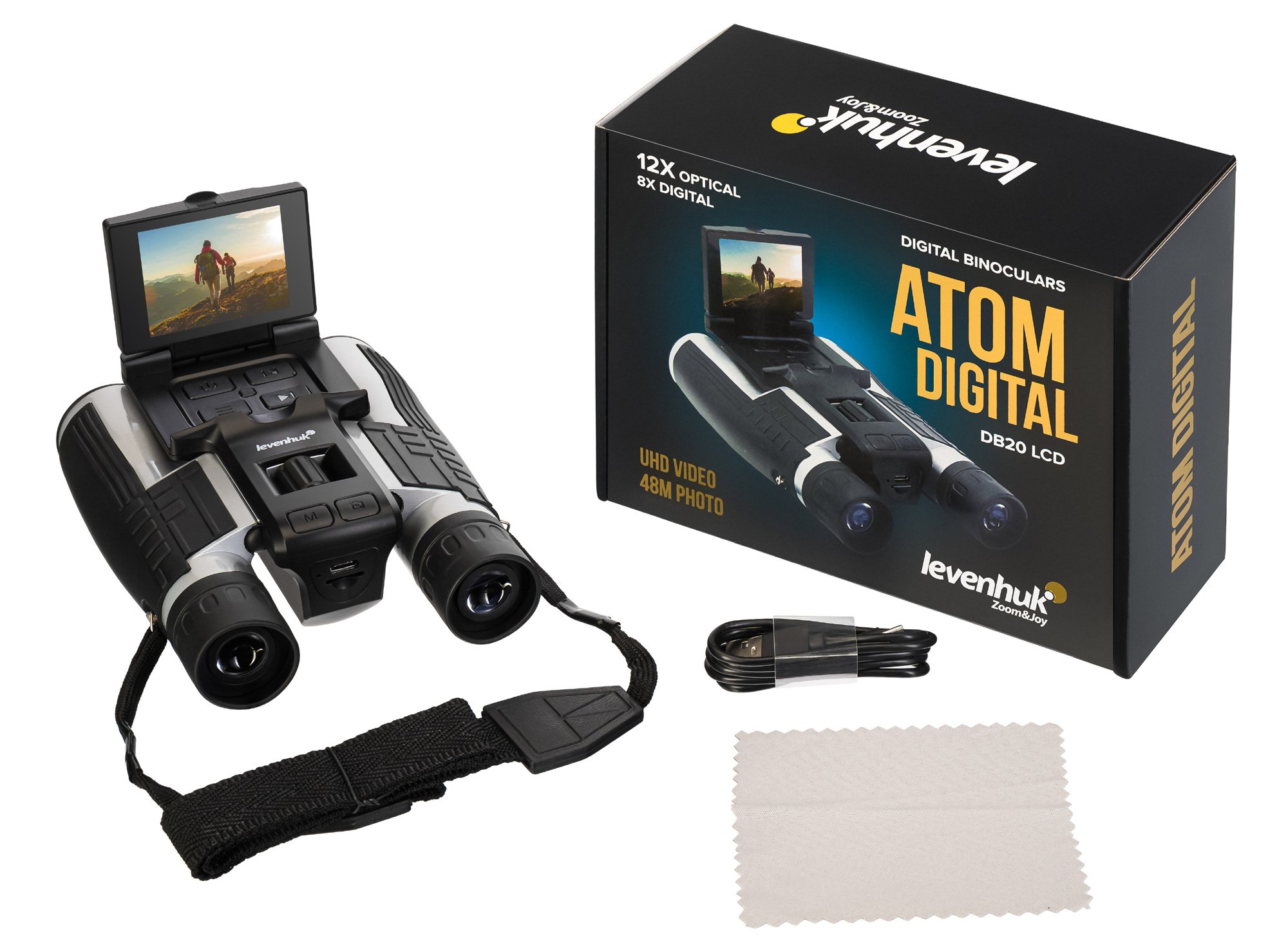 Levenhuk Atom Digital DB20 LCD Binoküler Dürbün