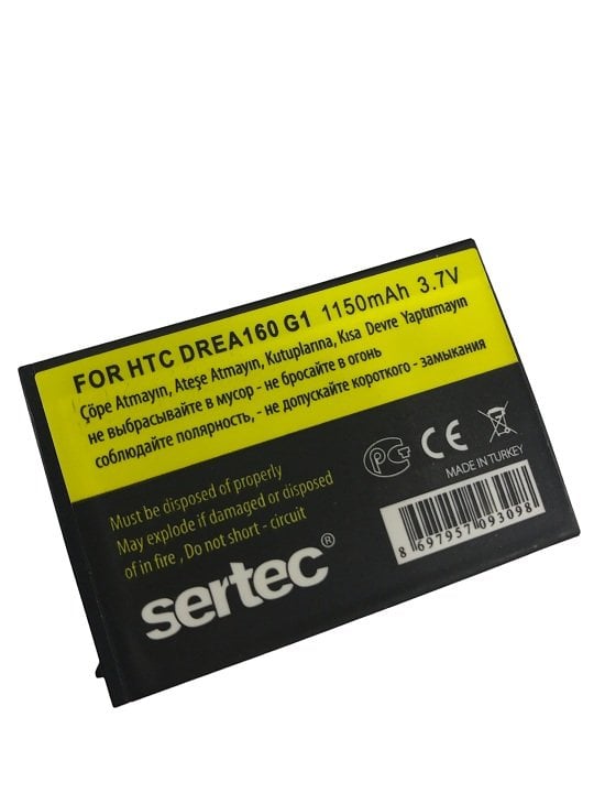 SERTEC - HTC   G1 Dream / DREA160 Uyumlu Batarya