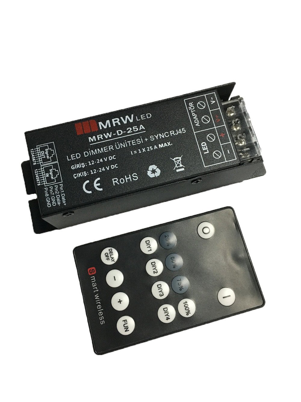 12/24V 300W/600W 25A Led Dimmer