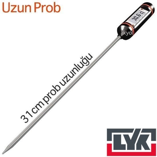 LYK P3001 Uzun Problu Çubuk Termometre
