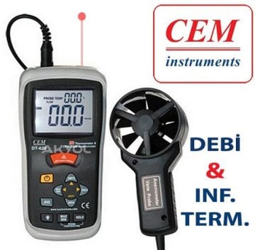 Cem DT-620 Anemometre & Infrared Termometre