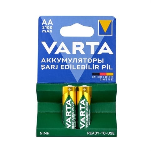 Varta 56706101402 2100mAh Longlife Accu Ready 2 Use AA Kalem Pil Şarj Edilebilir 2'li