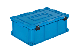 Yanları ve altı kapalı menteşeli kasa HP-4622-MK  400x600x240 mm