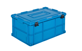 Yanları ve altı kapalı menteşeli kasa HP-4628-MK  400x600x300 mm