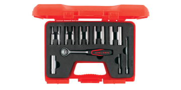 İZELTAŞ  1/4” Altı Köşe Derin Lokma Anahtar Set (14 parça, mm)