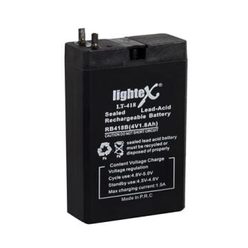 Lightex LT-418 4V 1.8Ah Bakımsız Işıldak Aküsü