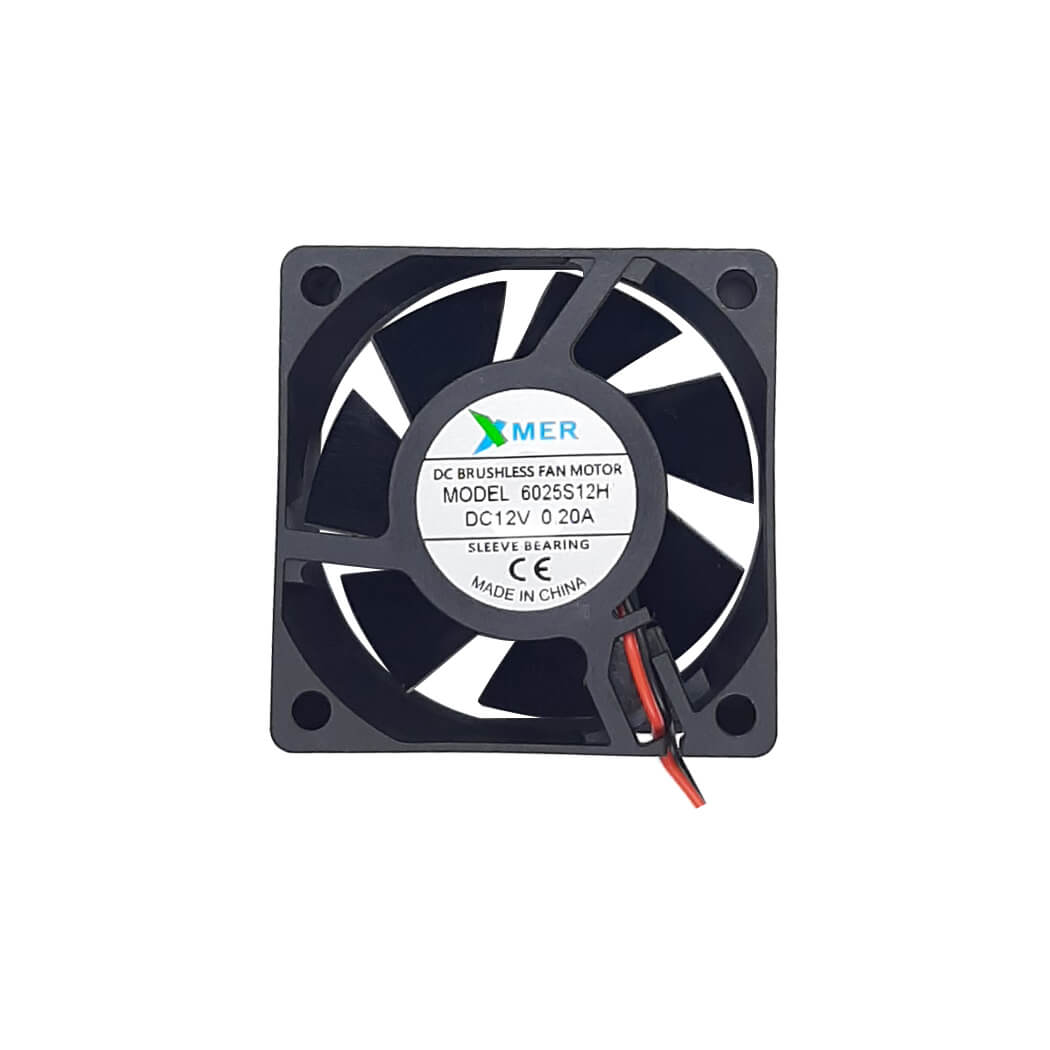 60x60x25 DC FAN 12V 2 Kablolu
