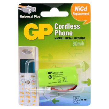 GP T436 2.4V 500 mAh Telsiz Telefon Pili