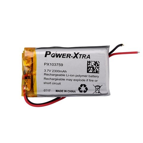 Power-Xtra PX103759 - 3.7V 2300 Mah Li-Polymer Pil - Devreli