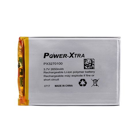 Power-Xtra PX3270100 - 3.7V 2650 Mah Li-Polymer Pil - Devreli