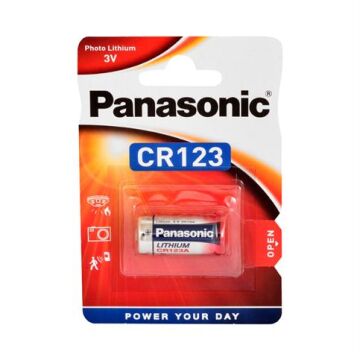 Panasonic CR123 3V Lithium Pil