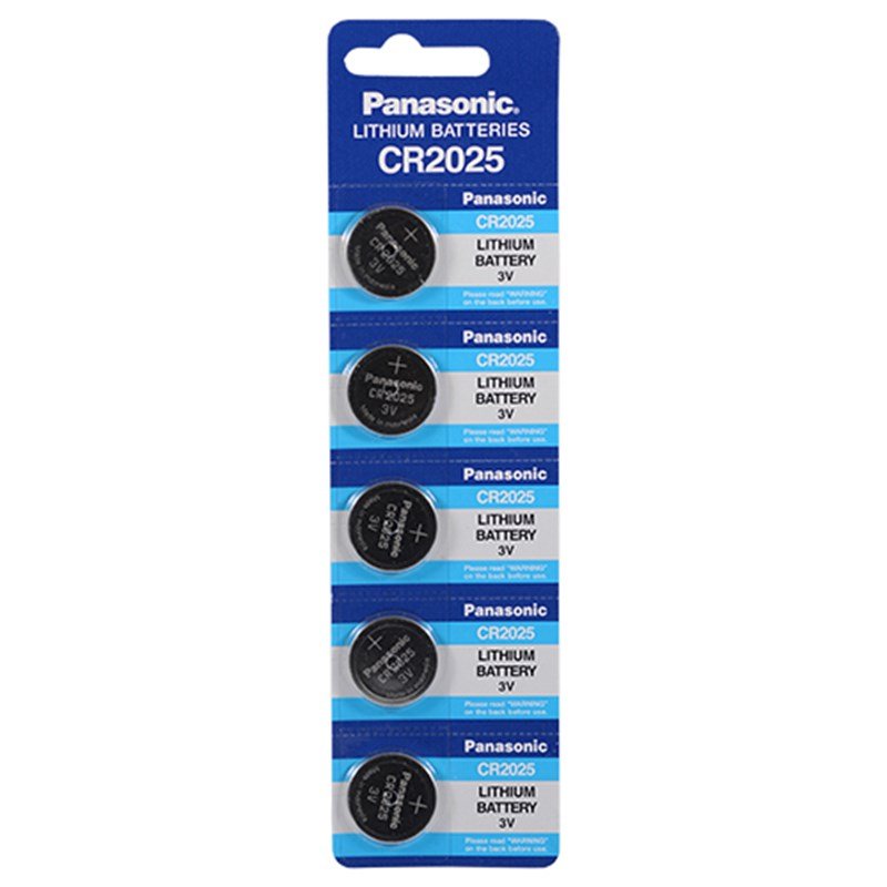 Panasonic CR2025 3V Lithium 5'li  Hafıza Pili
