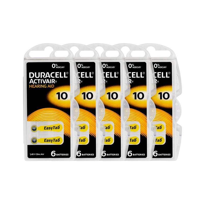 Duracell Activair 10 Kulaklık Pili 6lı Blister - 5li Paket