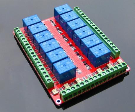 12V - 8 Kanal Röle Modülü (Bilgisayar Kontrol Anahtarı)