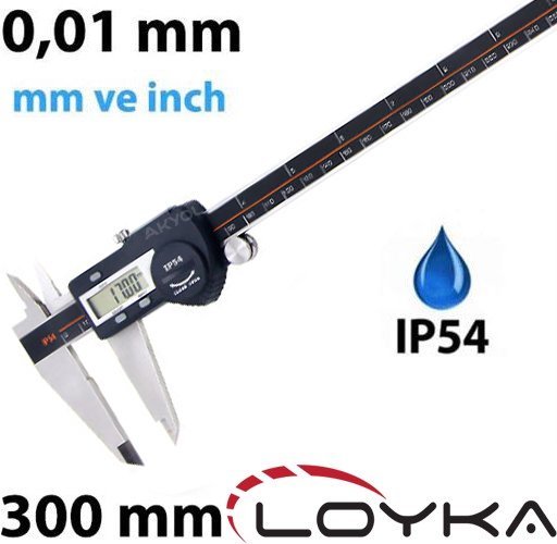 Loyka 5110-300 Dijital Kumpas 0-300mm (IP54 Korumalı)