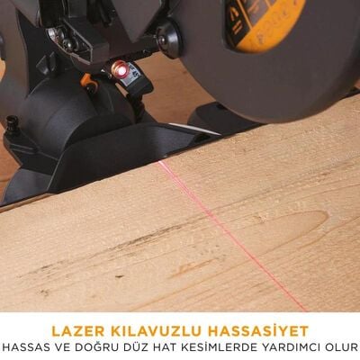 Evolution 048-0003A R210SMS+ Kızaklı Gönye Kesme Makinesi, 210mm