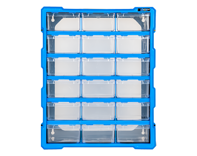 Plastik Monoblok  18 Çekmeceli set  TK-6002