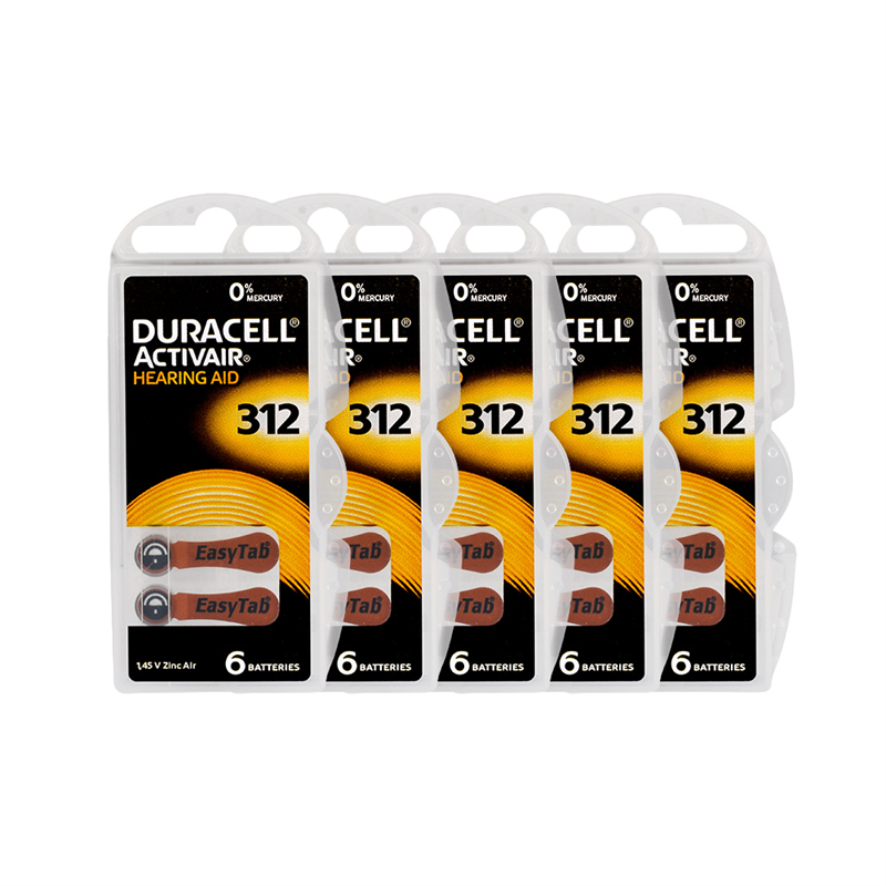 Duracell Activair 312 Kulaklık Pili 6lı Blister - 5li Paket