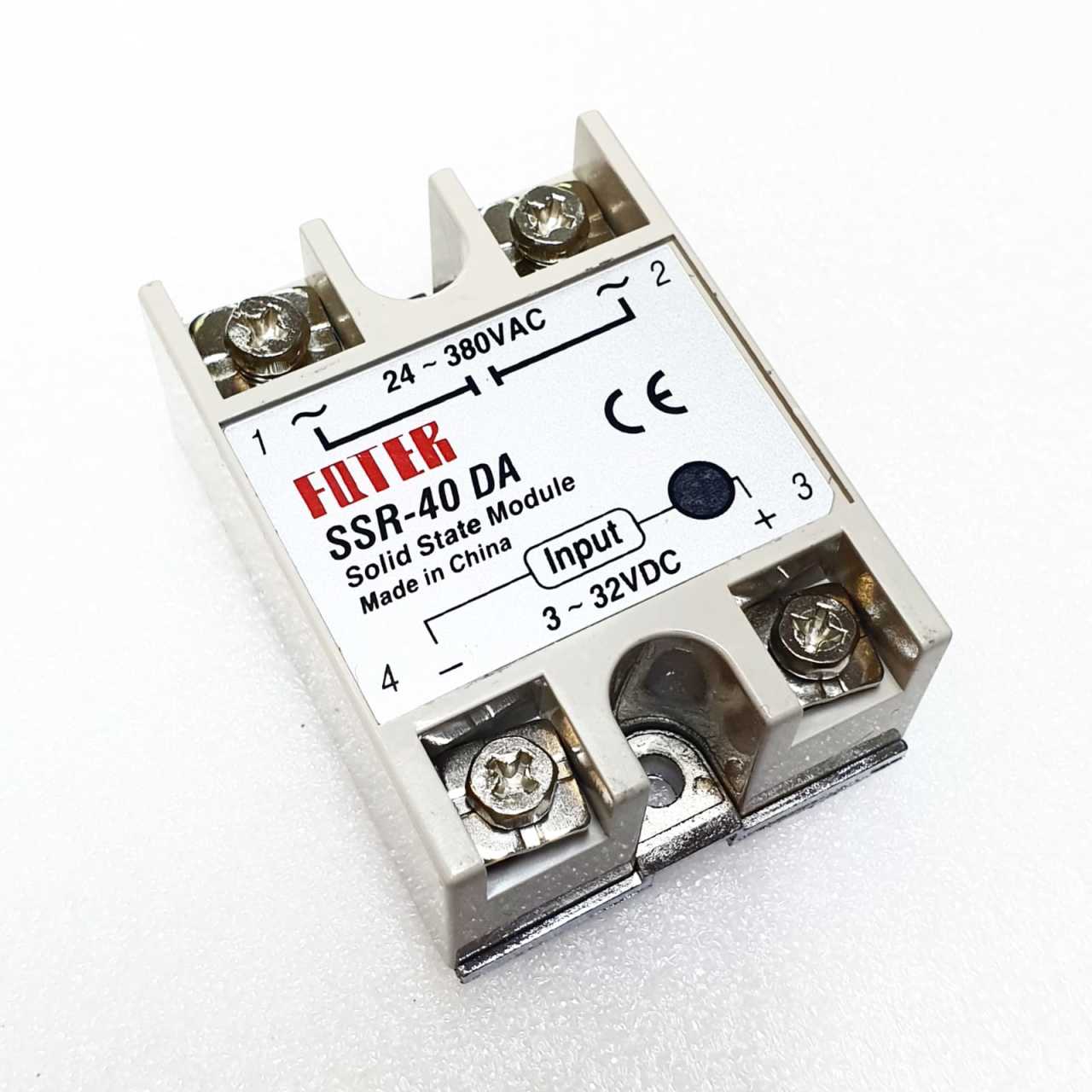 SSR‐40DA 40A Sıcaklık Kontrollü Solid  State Röle
