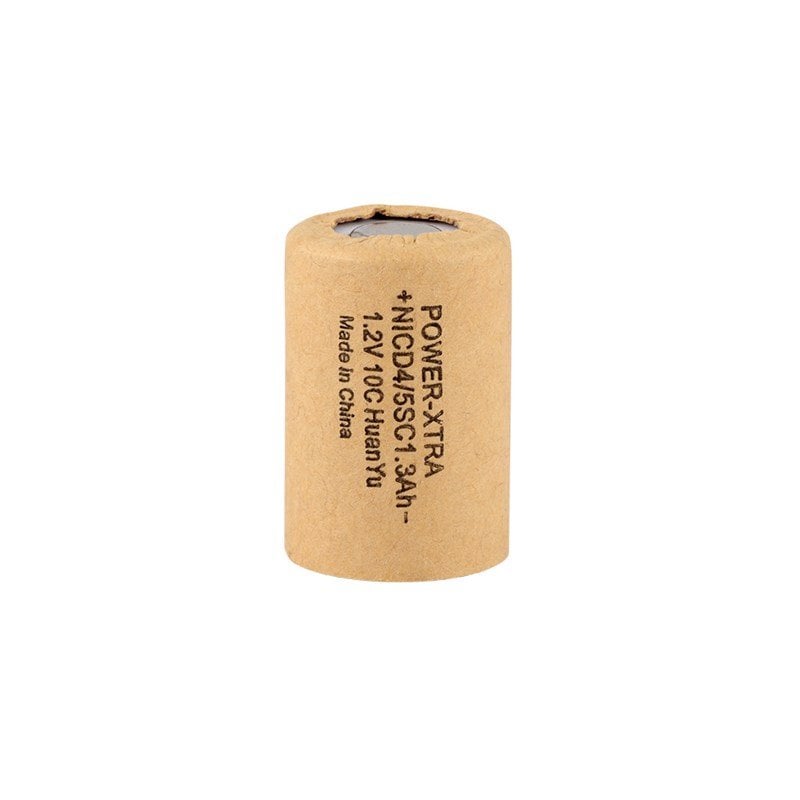Huanyu 1.2V Ni-Cd 4/5 Sc 1300 Mah Kağıt Şarjlı Pil (Power Type 10C)