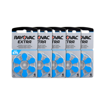 Rayovac Extra Advanced 675 / PR44 Numara Kulaklık Pili 6lı - 5li Paket