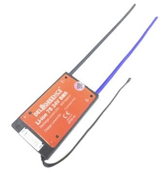 Deligreencs - 7S 20A  LI-ION BMS KARTI SENSÖRLÜ ORTAK PORT