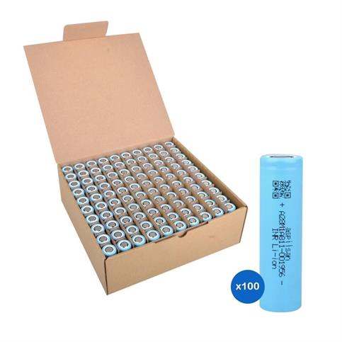 Aspilsan INR18650A28 - 3.7V 2800 mAh Li-ion Şarjlı Pil - 5C 100 Lü Paket