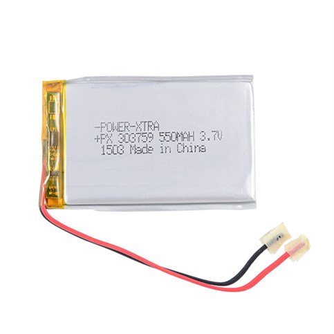 Power-Xtra PX303759 - 3.7V 550 Mah Li-Polymer Pil - Devreli