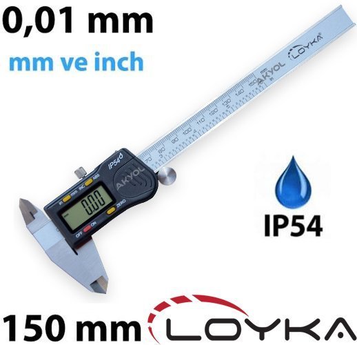 Loyka ABS 2013E Dijital Kumpas 0-150mm