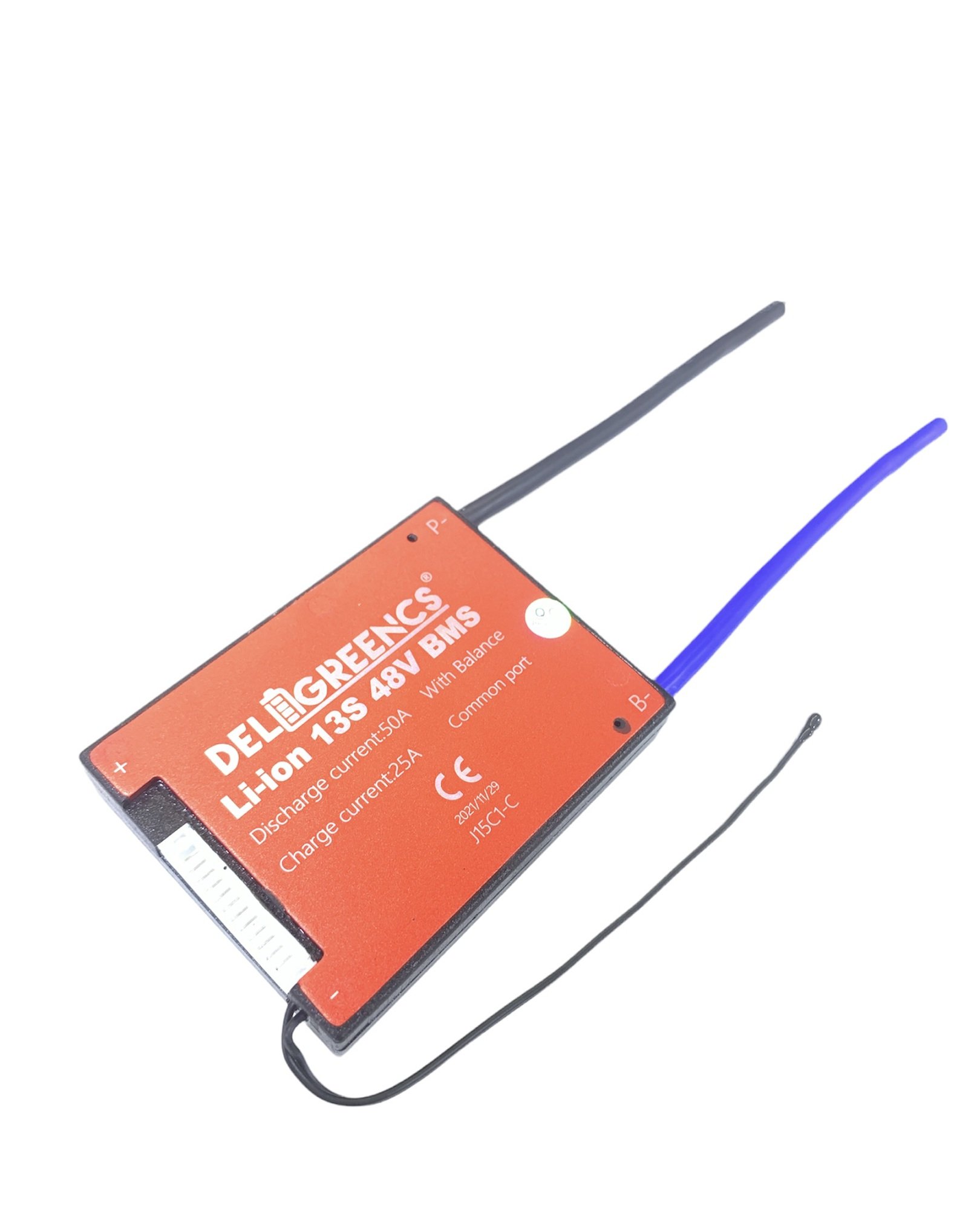 Deligreencs - 13S 50A  LI-ION BMS KARTI SENSÖRLÜ ORTAK PORT