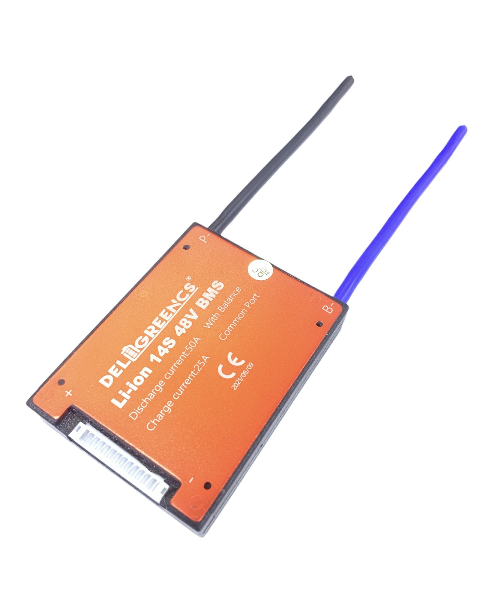 Deligreencs - 14S 50A  LI-ION BMS KARTI SENSÖRLÜ ORTAK PORT