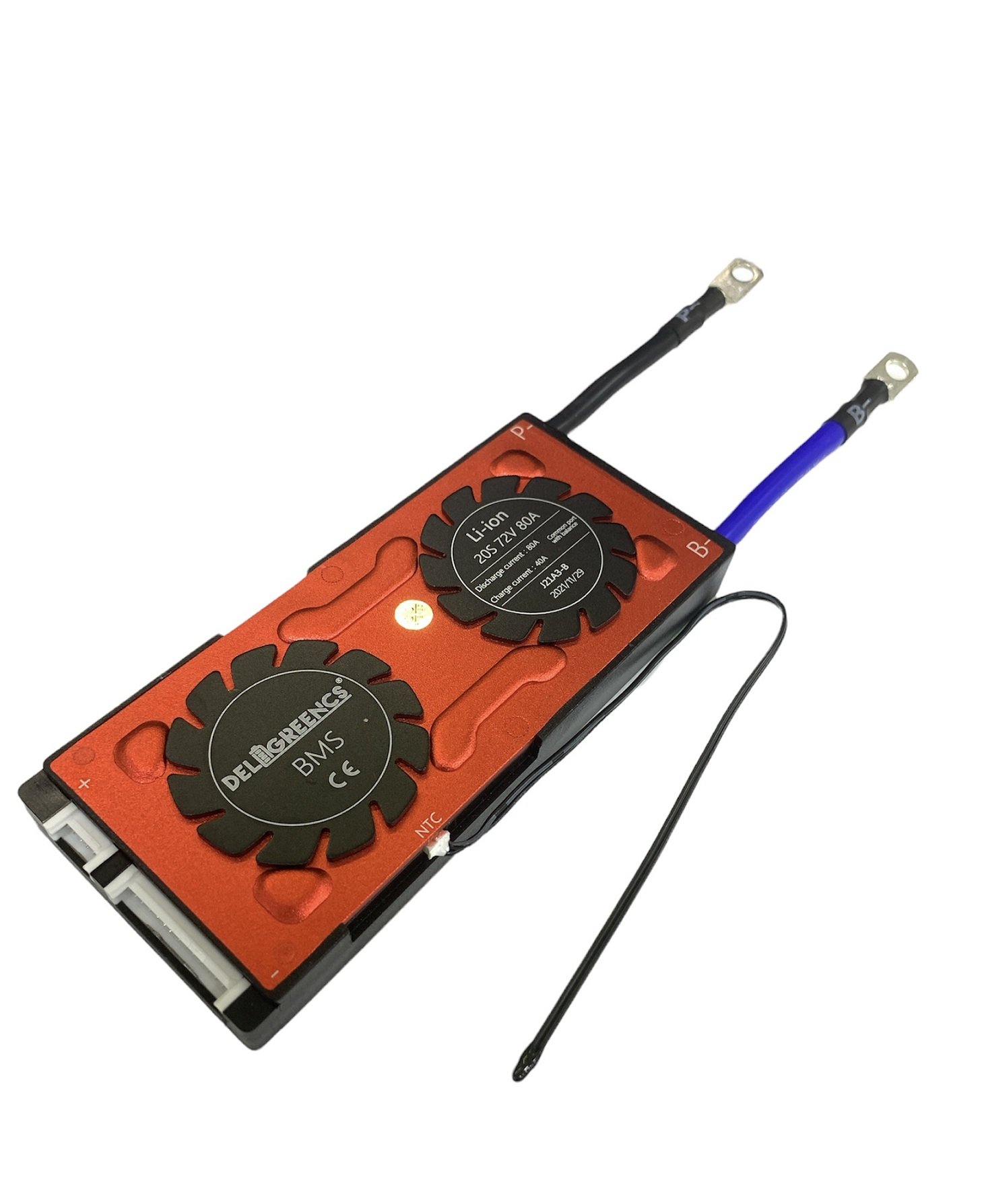Deligreencs - 20S  80A LI-ION BMS KARTI SENSÖRLÜ ORTAK PORT