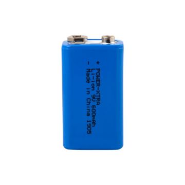 Power-Xtra 9V Li-ion 600 Mah Şarjlı Pil