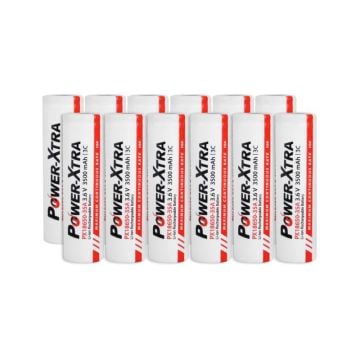 Power-Xtra PX18650-35A - 3.7V 3500 Mah Li-ion Şarjlı Pil - 3C - 10APower-Xtra PX18650-35A - 3.7V 3500 Mah Li-ion Şarjlı Pil - 3C - 10A 12 Li Paket