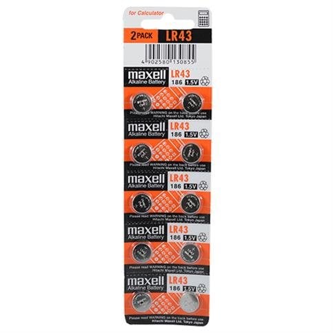 Maxell LR43 Hafıza Pili 10'Lu