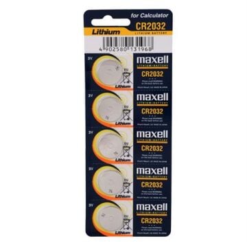 Maxell CR2032 Lithium Hafıza Pili 5'Li