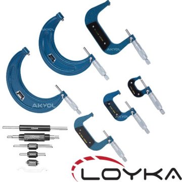 Loyka M150S Mekanik Mikrometre Seti 0-150 mm