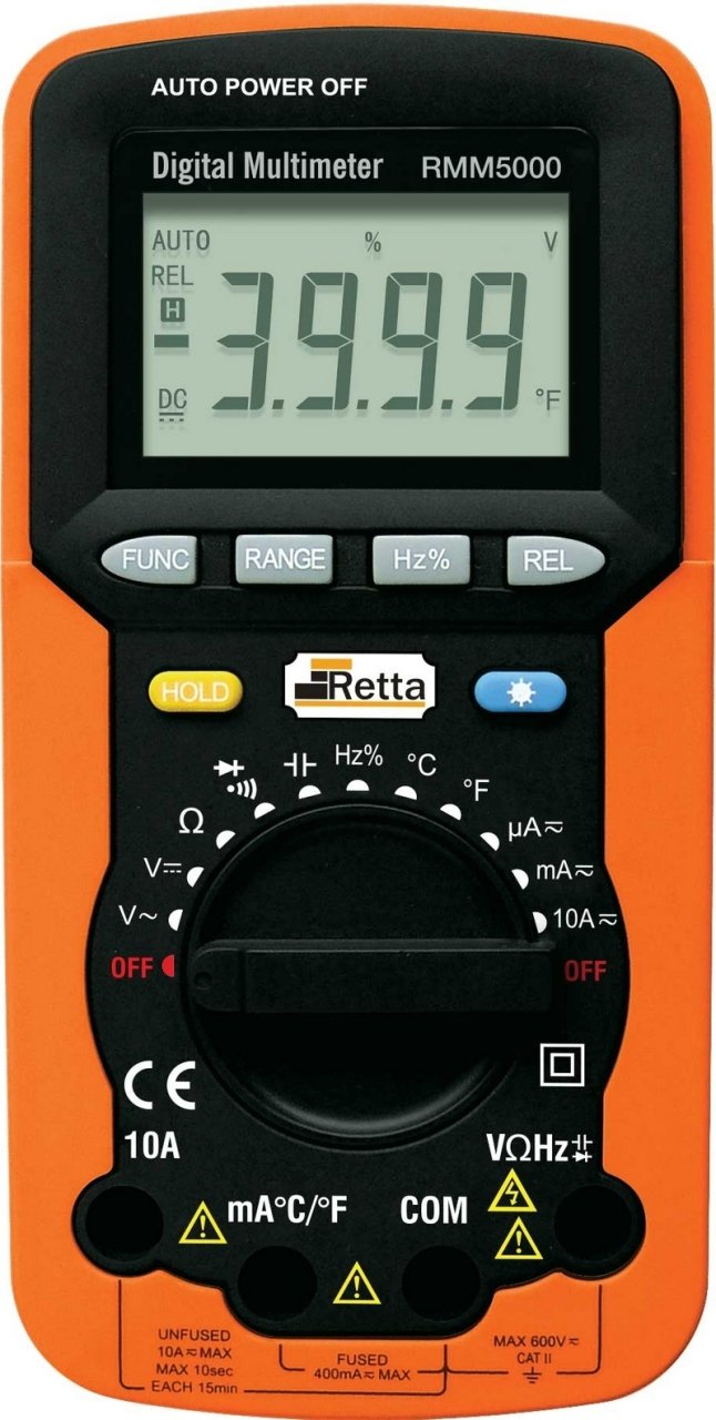 Retta Dijital Multimetre RMM5000