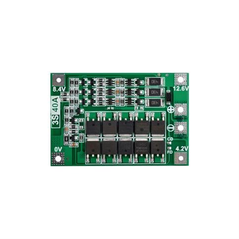 Power-Xtra - 3S - 11.1V 40A Li-ion BMS Devre - Balans - V2